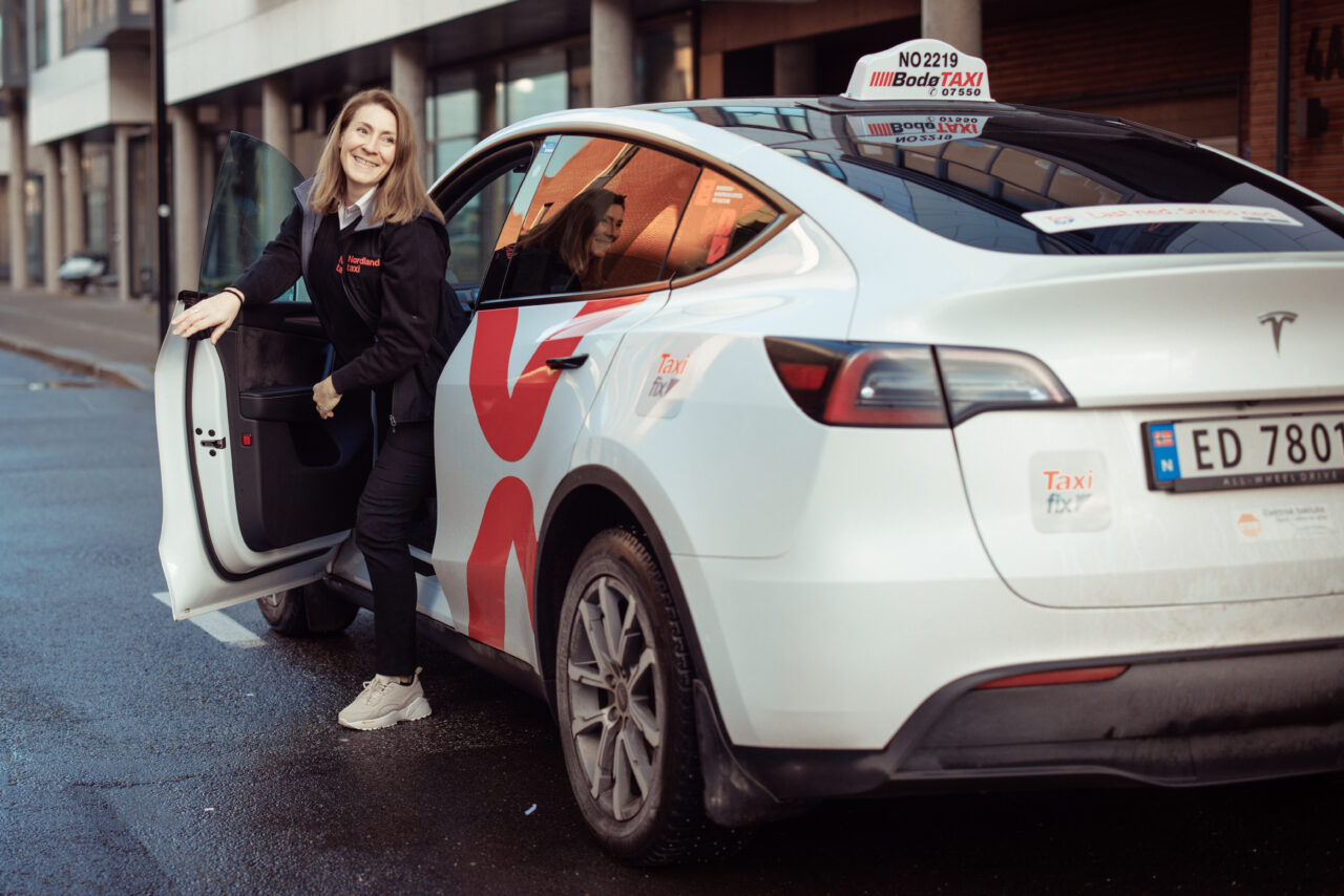 Nordland Taxi får deg trygt frem dit du skal.